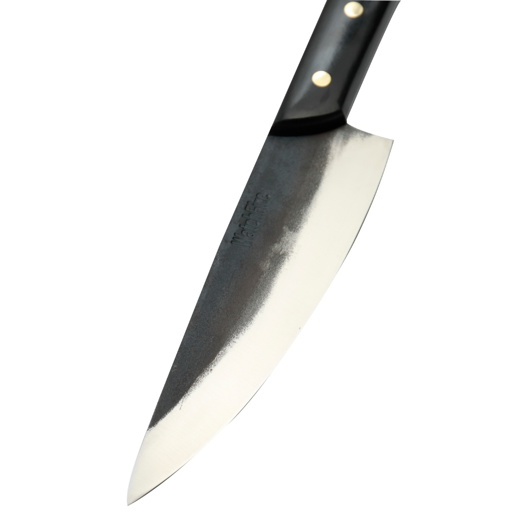 Stozer Butcher Knife - 7" Professional Grade Butcher Blade, Canvas Sheath Included