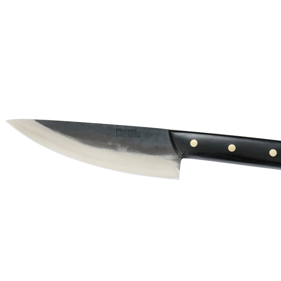 Stozer Butcher Knife - 7" Professional Grade Butcher Blade, Canvas Sheath Included